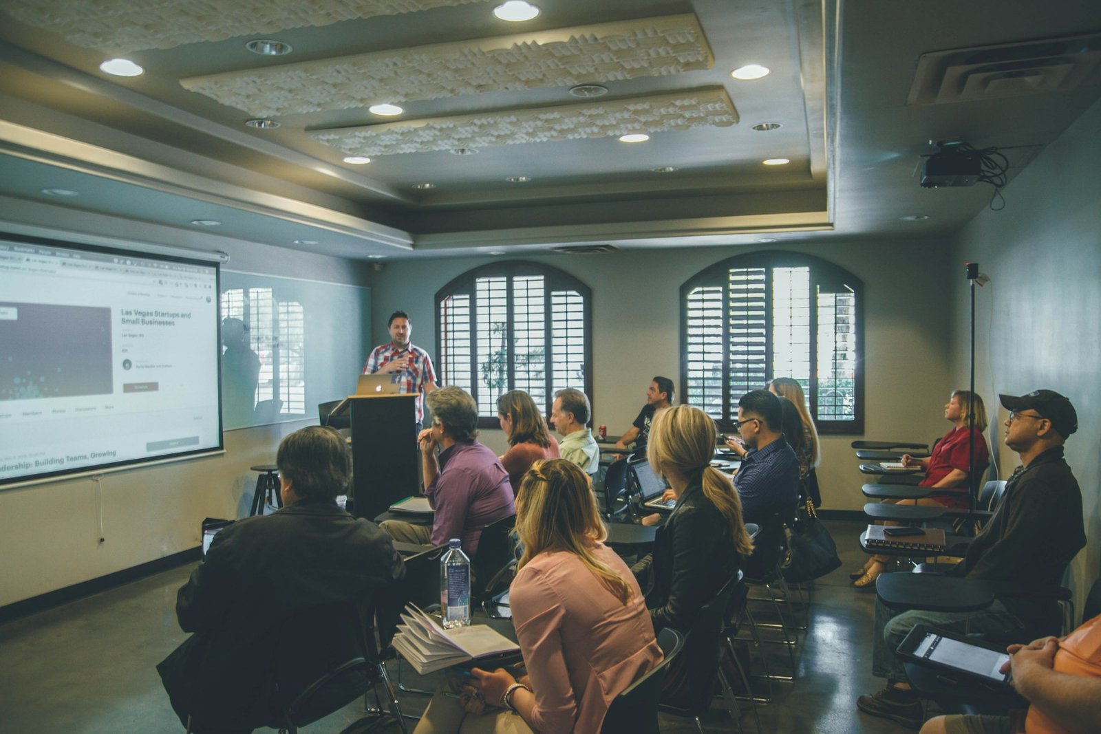 Students learning in an Indepth Learn classroom